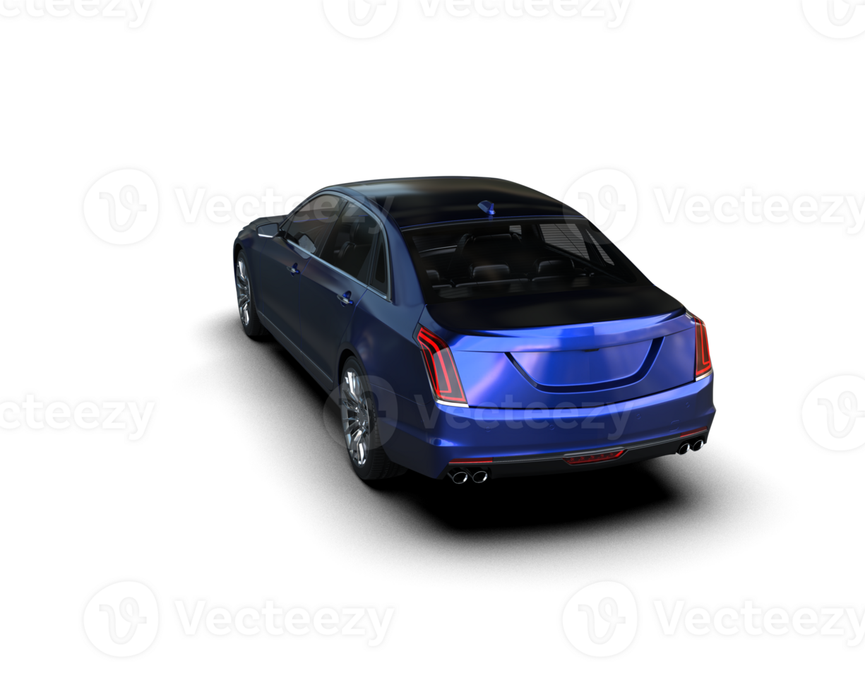 Modern car isolated on background. 3d rendering - illustration png