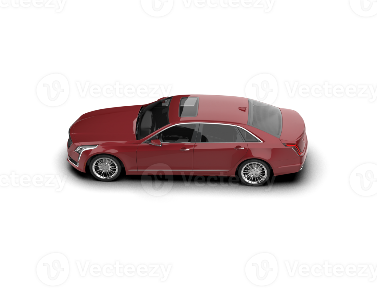 Modern car isolated on background. 3d rendering - illustration png