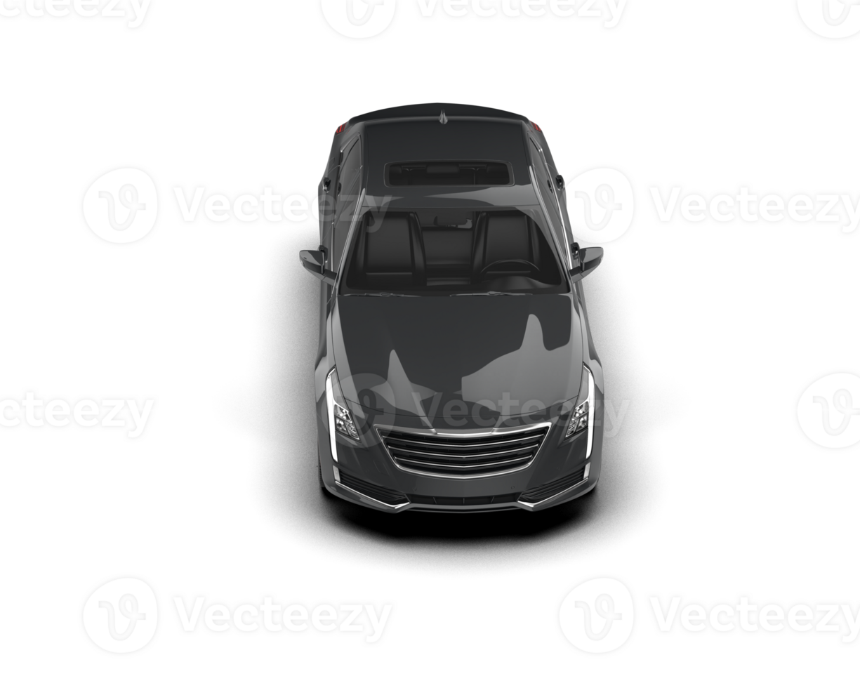 Modern car isolated on background. 3d rendering - illustration png
