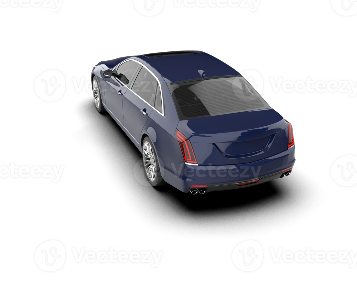 Modern car isolated on background. 3d rendering - illustration png