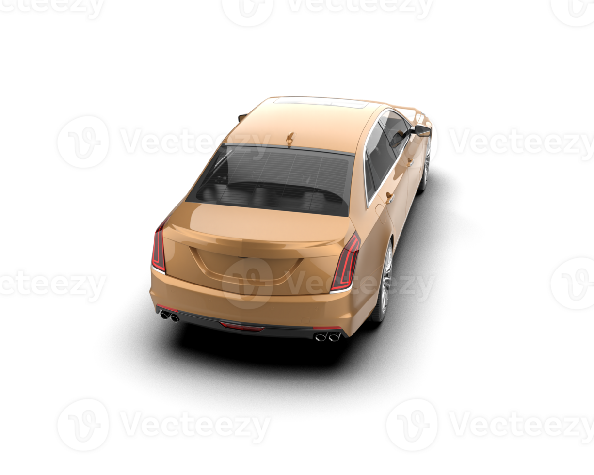 Modern car isolated on background. 3d rendering - illustration png