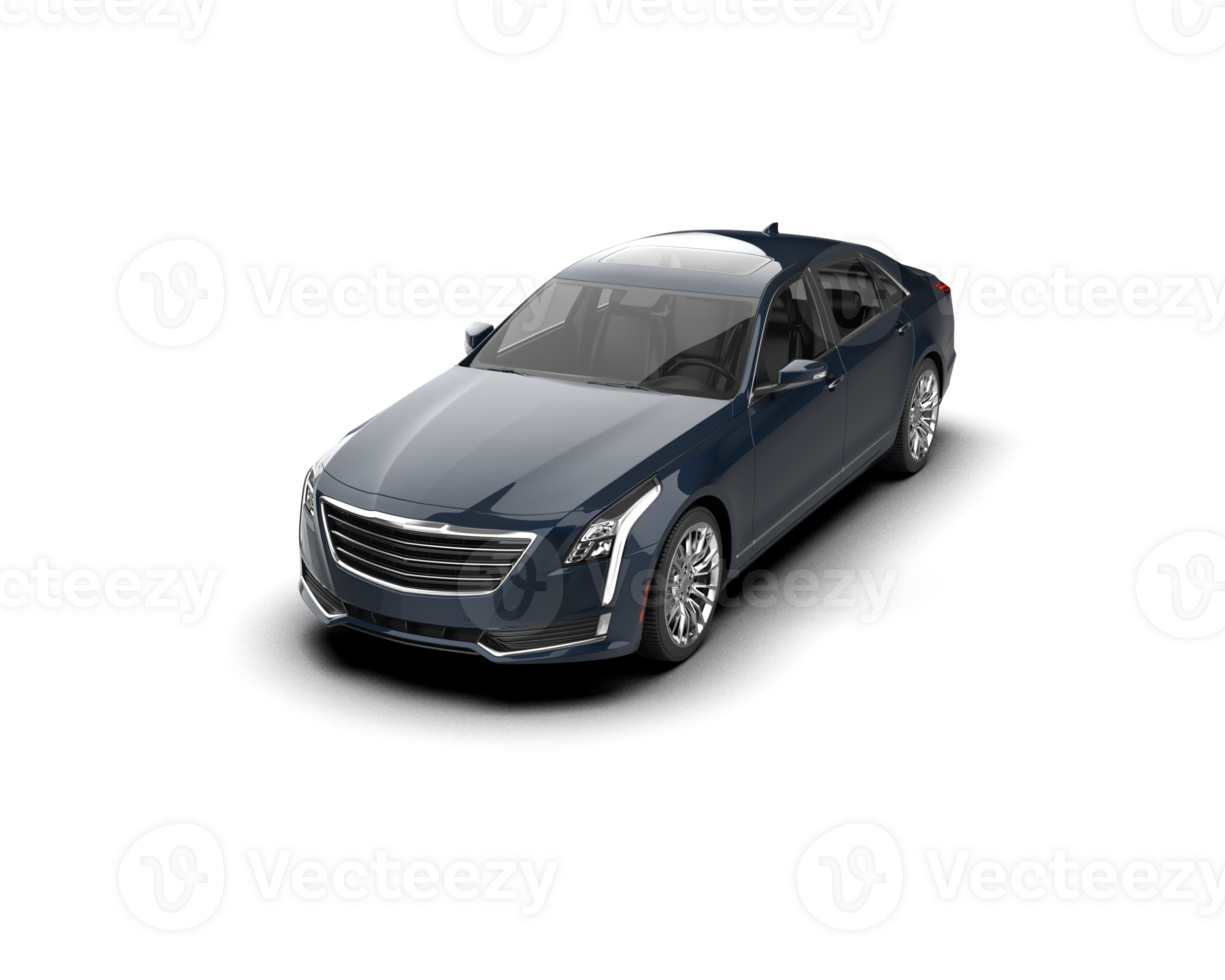 Modern car isolated on background. 3d rendering - illustration png