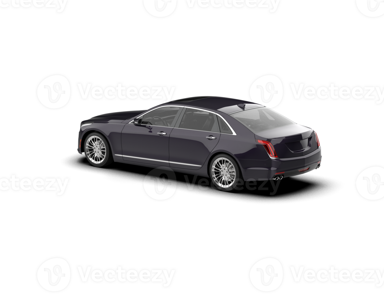 Modern car isolated on background. 3d rendering - illustration png