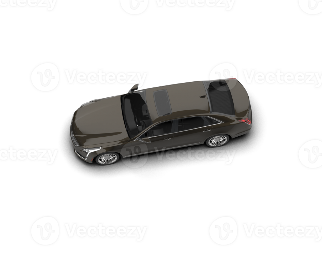 Modern car isolated on background. 3d rendering - illustration png