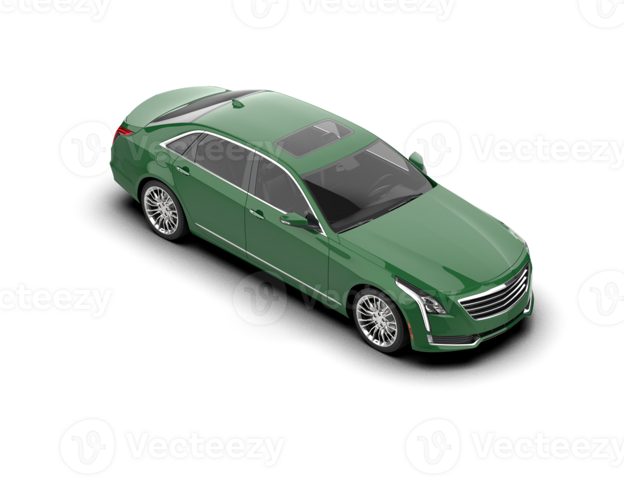 Modern car isolated on background. 3d rendering - illustration png