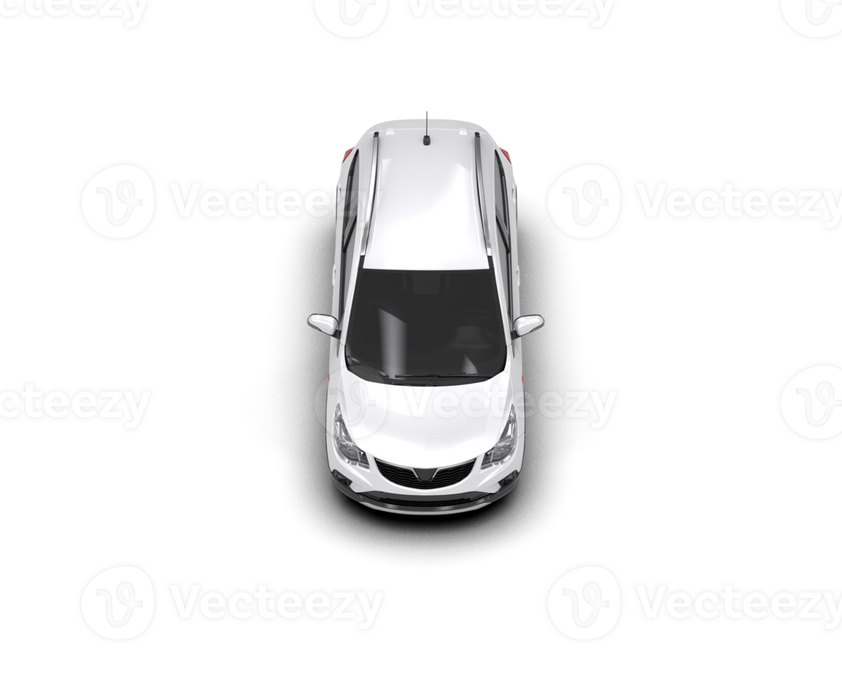 Modern car isolated on background. 3d rendering - illustration png