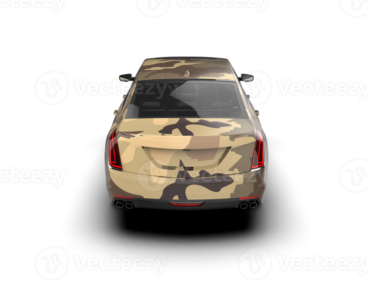 Modern car isolated on background. 3d rendering - illustration png