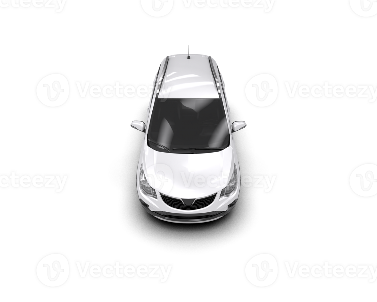 Modern car isolated on background. 3d rendering - illustration png