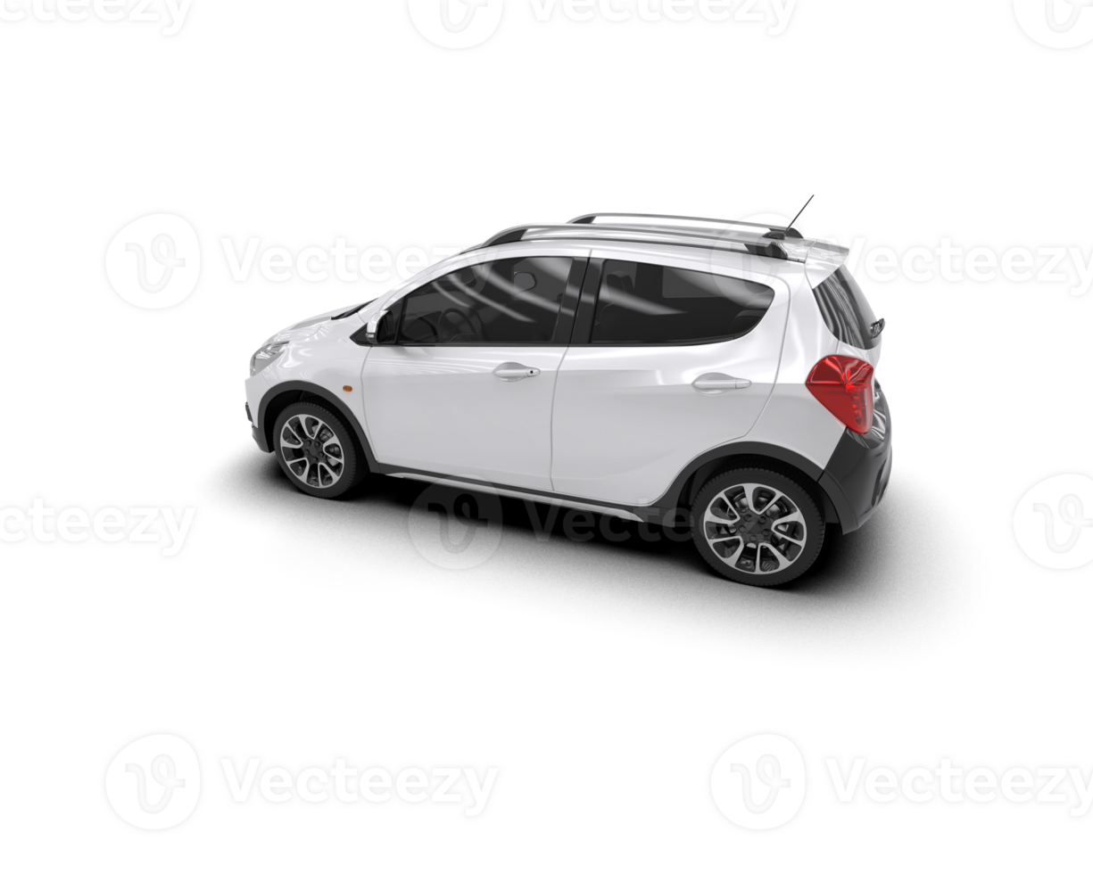 Modern car isolated on background. 3d rendering - illustration png