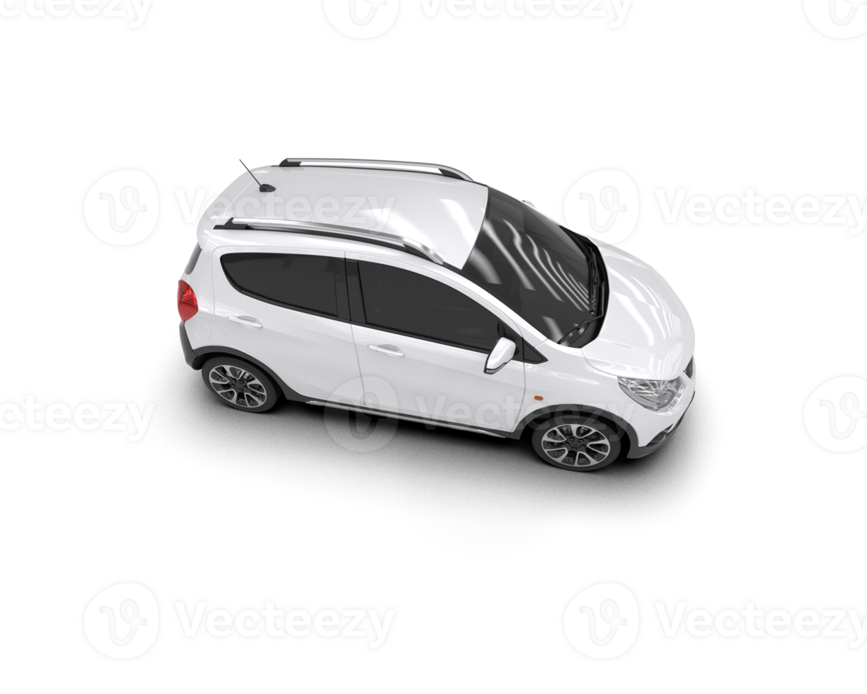 Modern car isolated on background. 3d rendering - illustration png