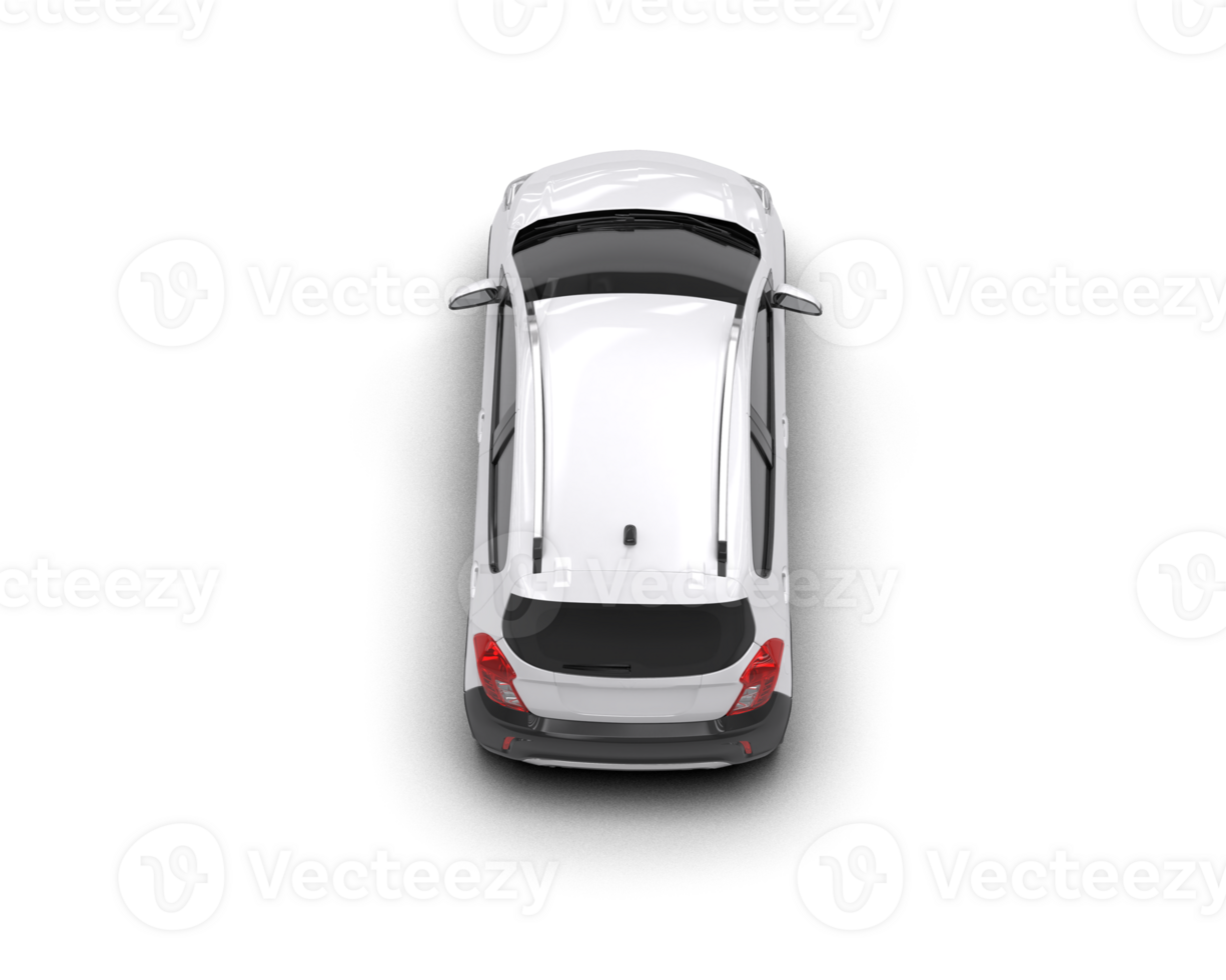 Modern car isolated on background. 3d rendering - illustration png