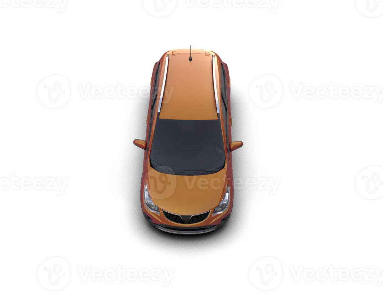 Modern car isolated on background. 3d rendering - illustration png