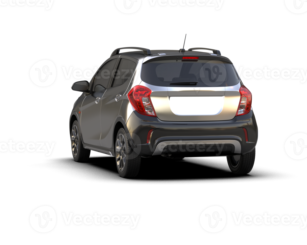 Modern car isolated on background. 3d rendering - illustration png
