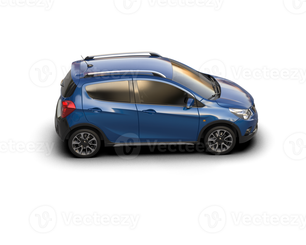 Modern car isolated on background. 3d rendering - illustration png