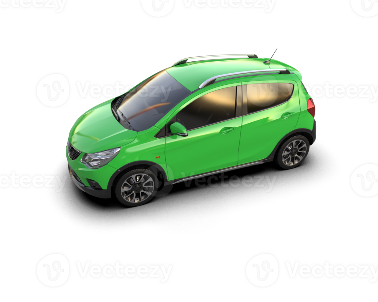 Modern car isolated on background. 3d rendering - illustration png