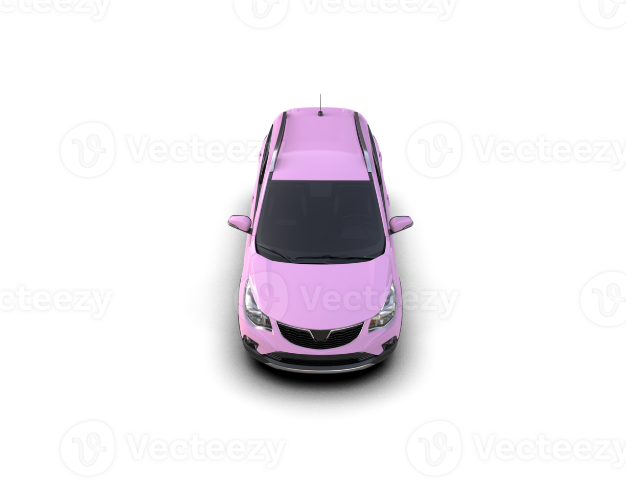 Modern car isolated on background. 3d rendering - illustration png