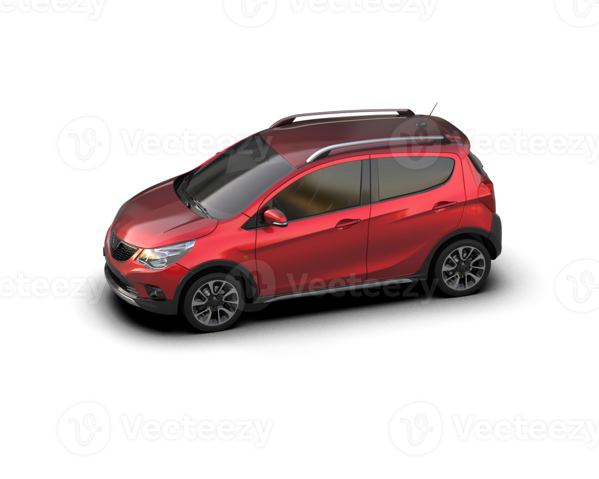 Modern car isolated on background. 3d rendering - illustration png