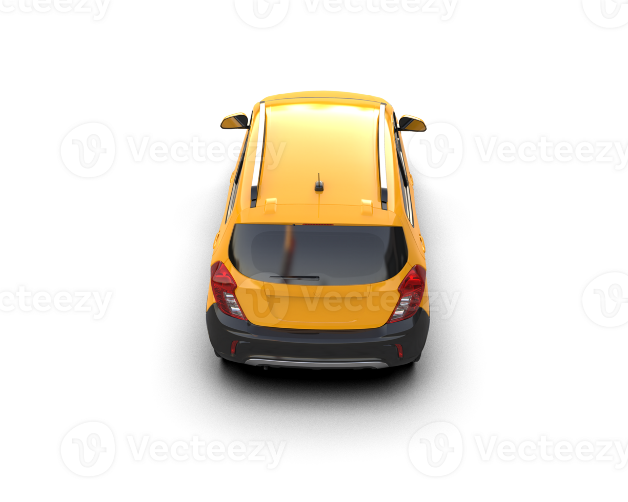 Modern car isolated on background. 3d rendering - illustration png