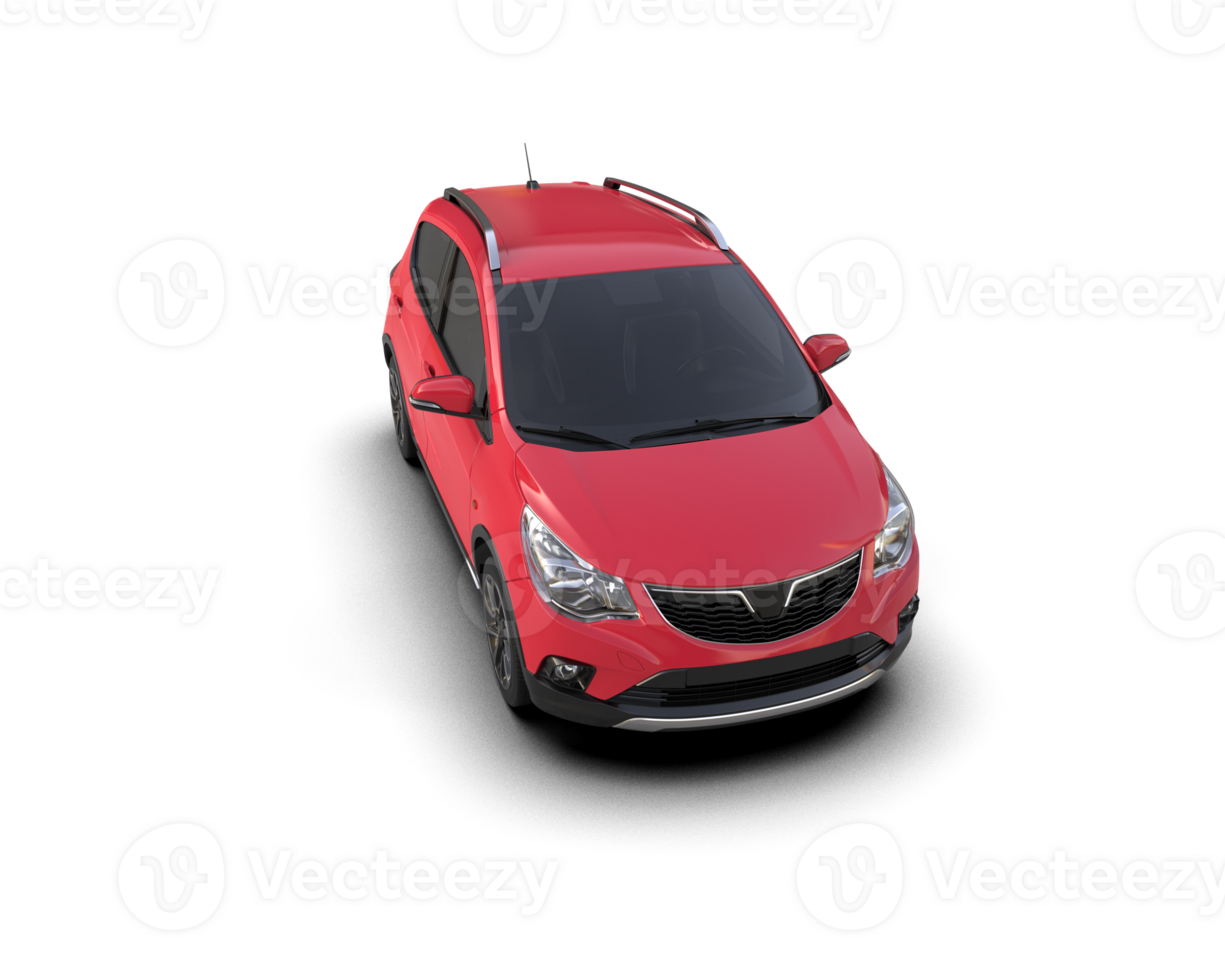 Modern car isolated on background. 3d rendering - illustration png