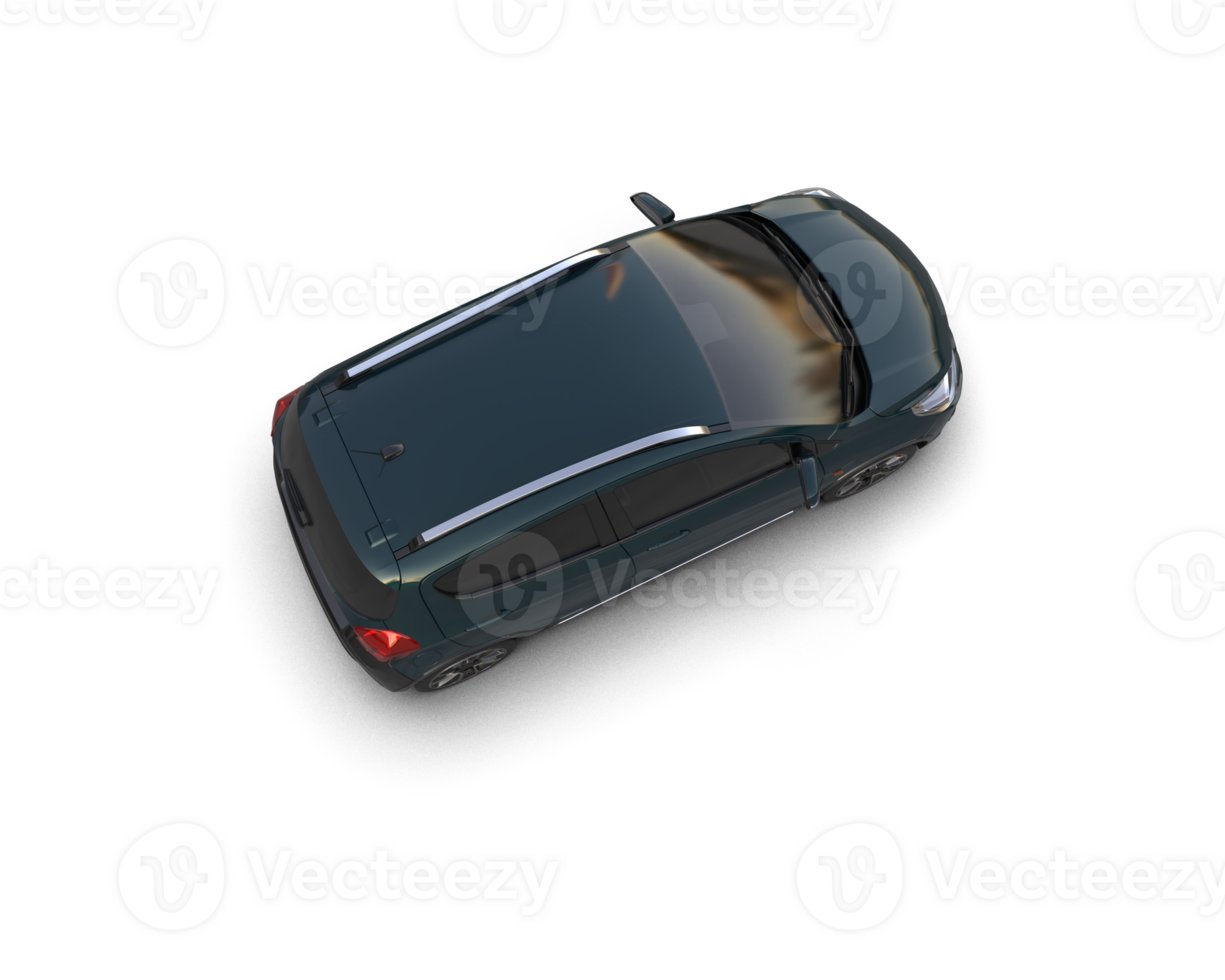 Modern car isolated on background. 3d rendering - illustration png