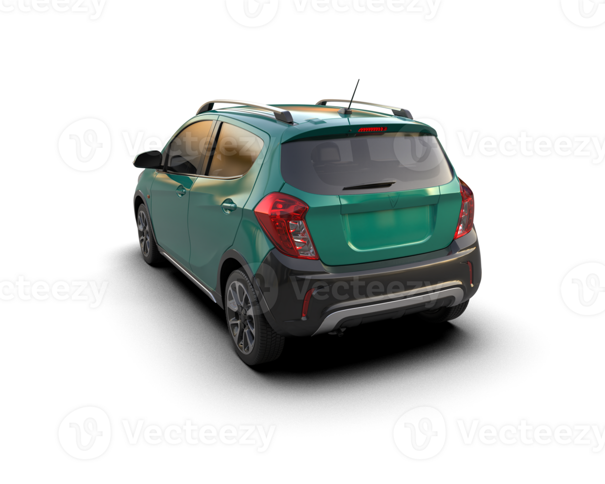 Modern car isolated on background. 3d rendering - illustration png
