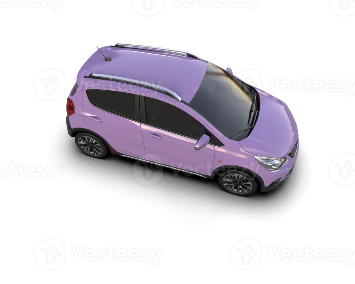 Modern car isolated on background. 3d rendering - illustration png