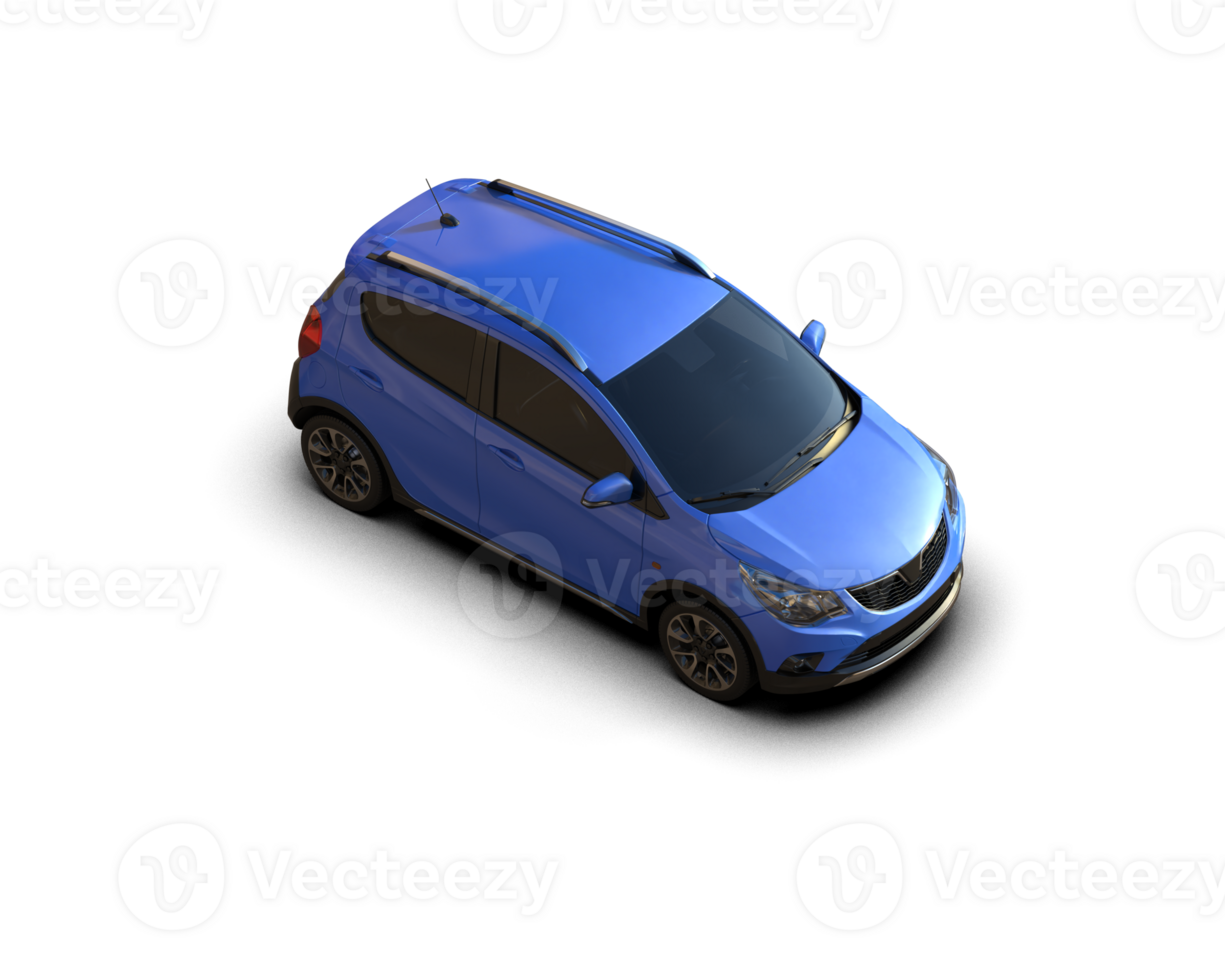 Modern car isolated on background. 3d rendering - illustration png