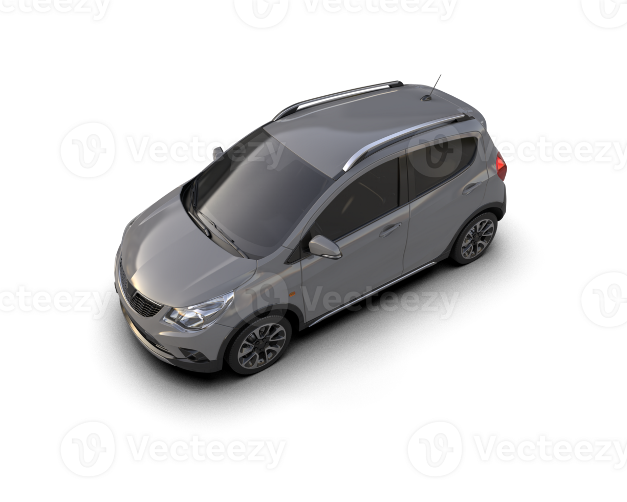 Modern car isolated on background. 3d rendering - illustration png