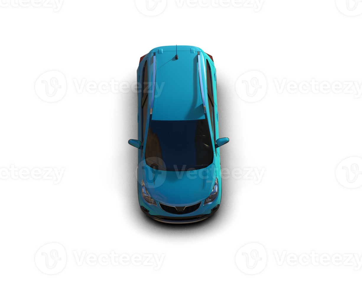 Modern car isolated on background. 3d rendering - illustration png