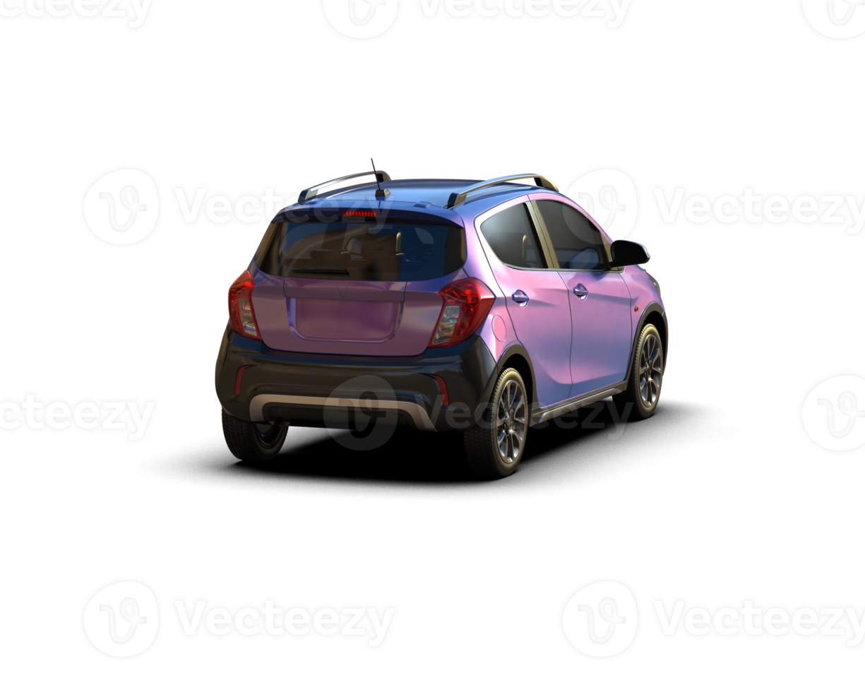 Modern car isolated on background. 3d rendering - illustration png
