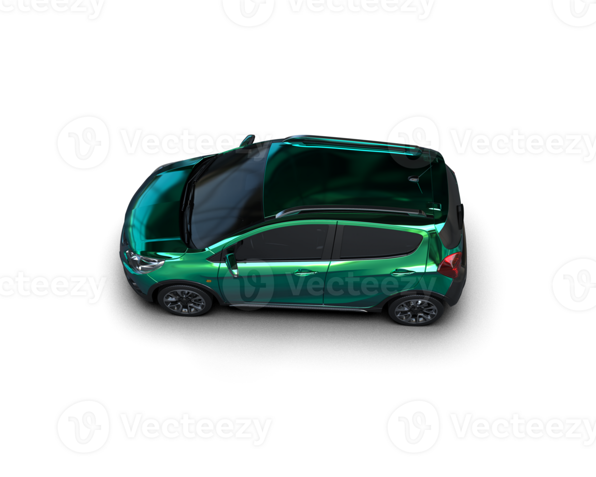 Modern car isolated on background. 3d rendering - illustration png