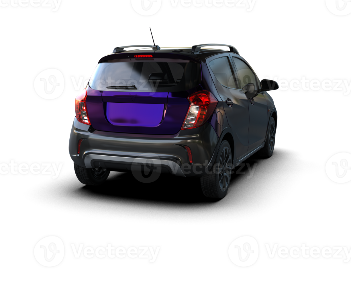Modern car isolated on background. 3d rendering - illustration png