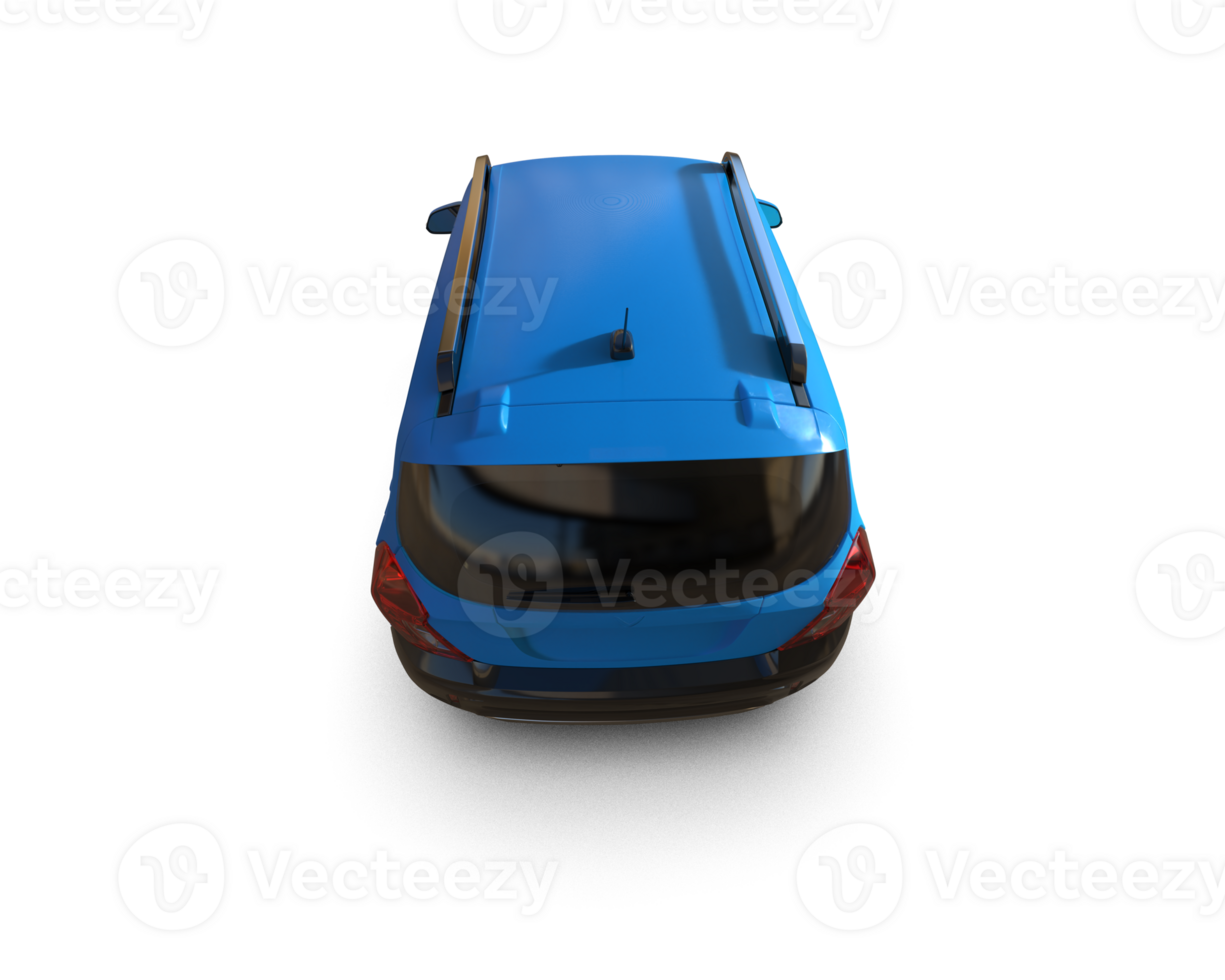 Modern car isolated on background. 3d rendering - illustration png