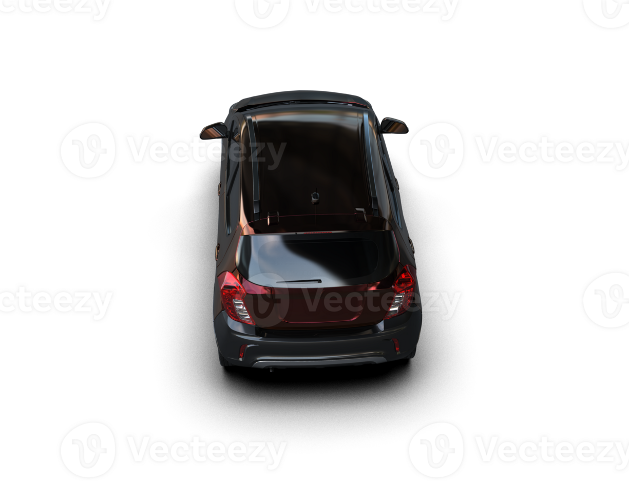 Modern car isolated on background. 3d rendering - illustration png