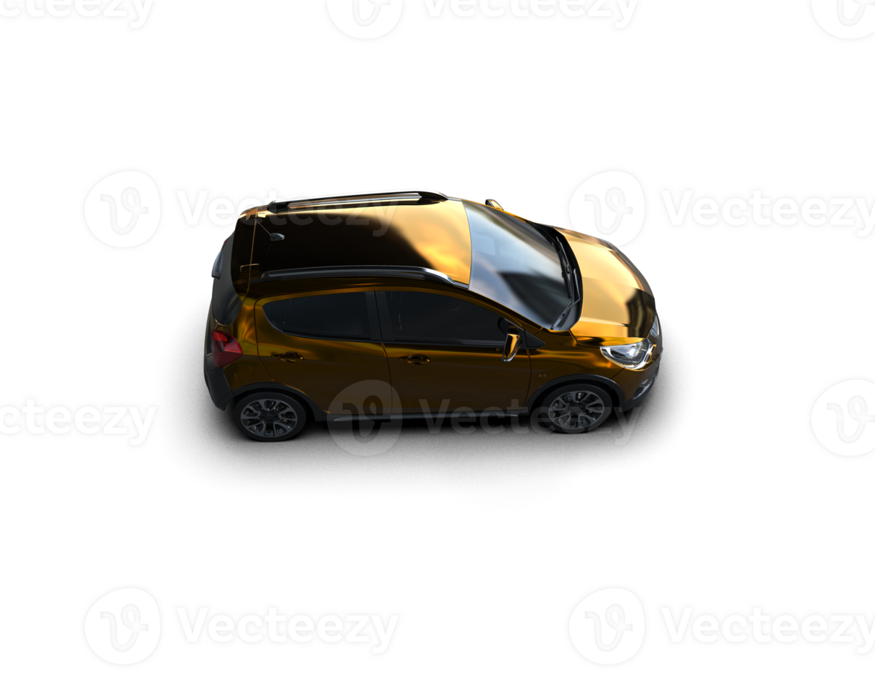 Modern car isolated on background. 3d rendering - illustration png