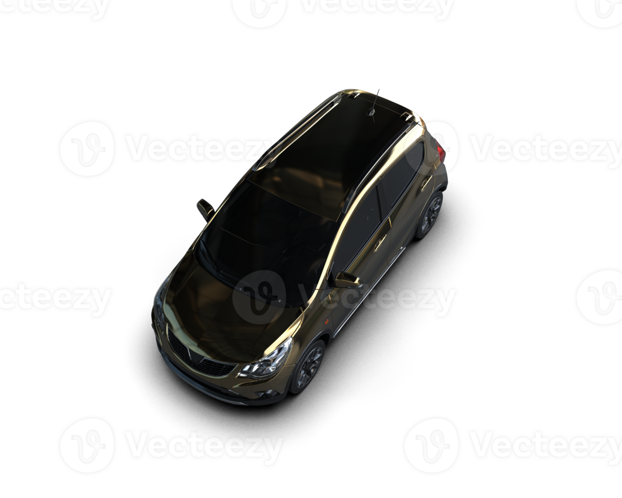 Modern car isolated on background. 3d rendering - illustration png