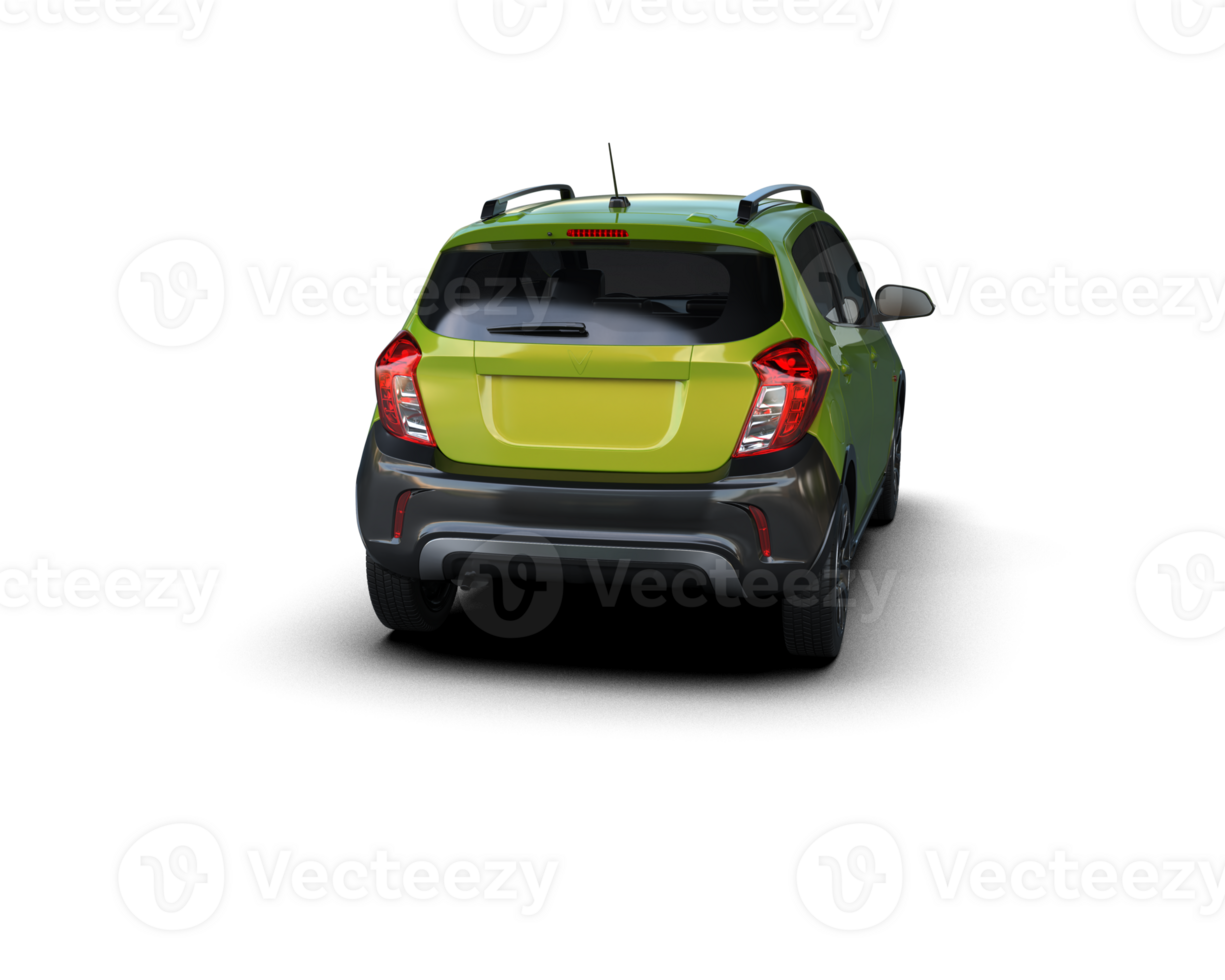 Modern car isolated on background. 3d rendering - illustration png