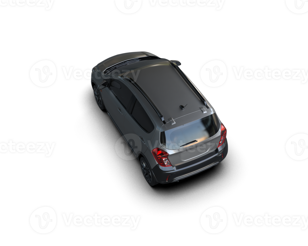 Modern car isolated on background. 3d rendering - illustration png