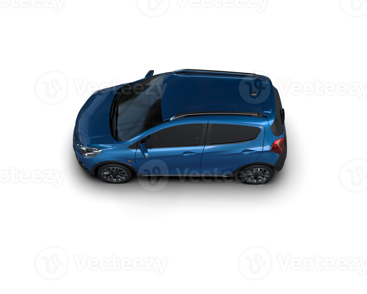 Modern car isolated on background. 3d rendering - illustration png