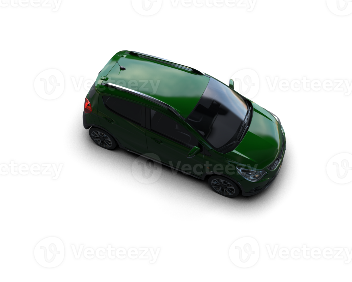 Modern car isolated on background. 3d rendering - illustration png