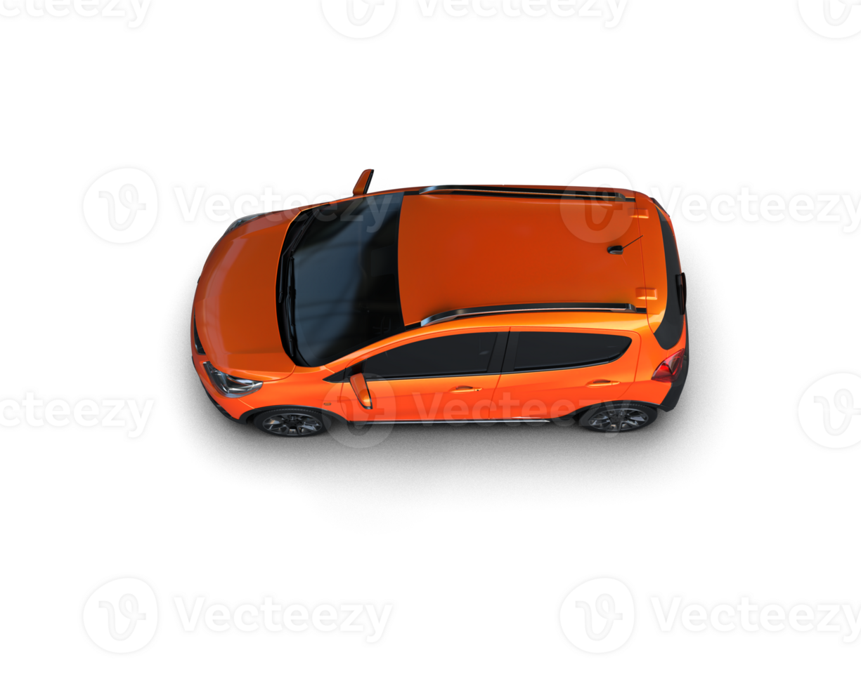 Modern car isolated on background. 3d rendering - illustration png
