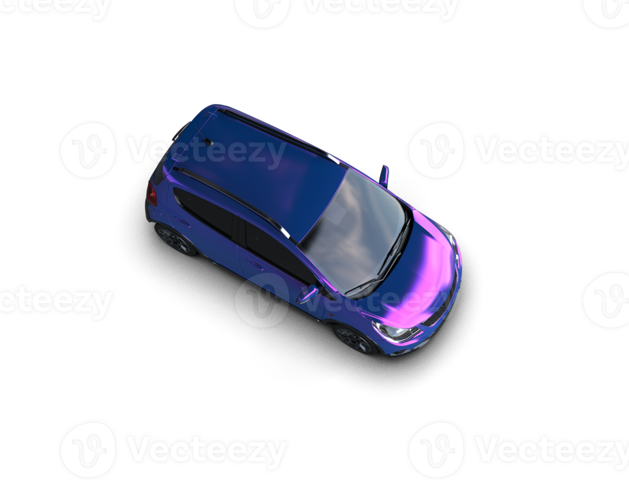 Modern car isolated on background. 3d rendering - illustration png