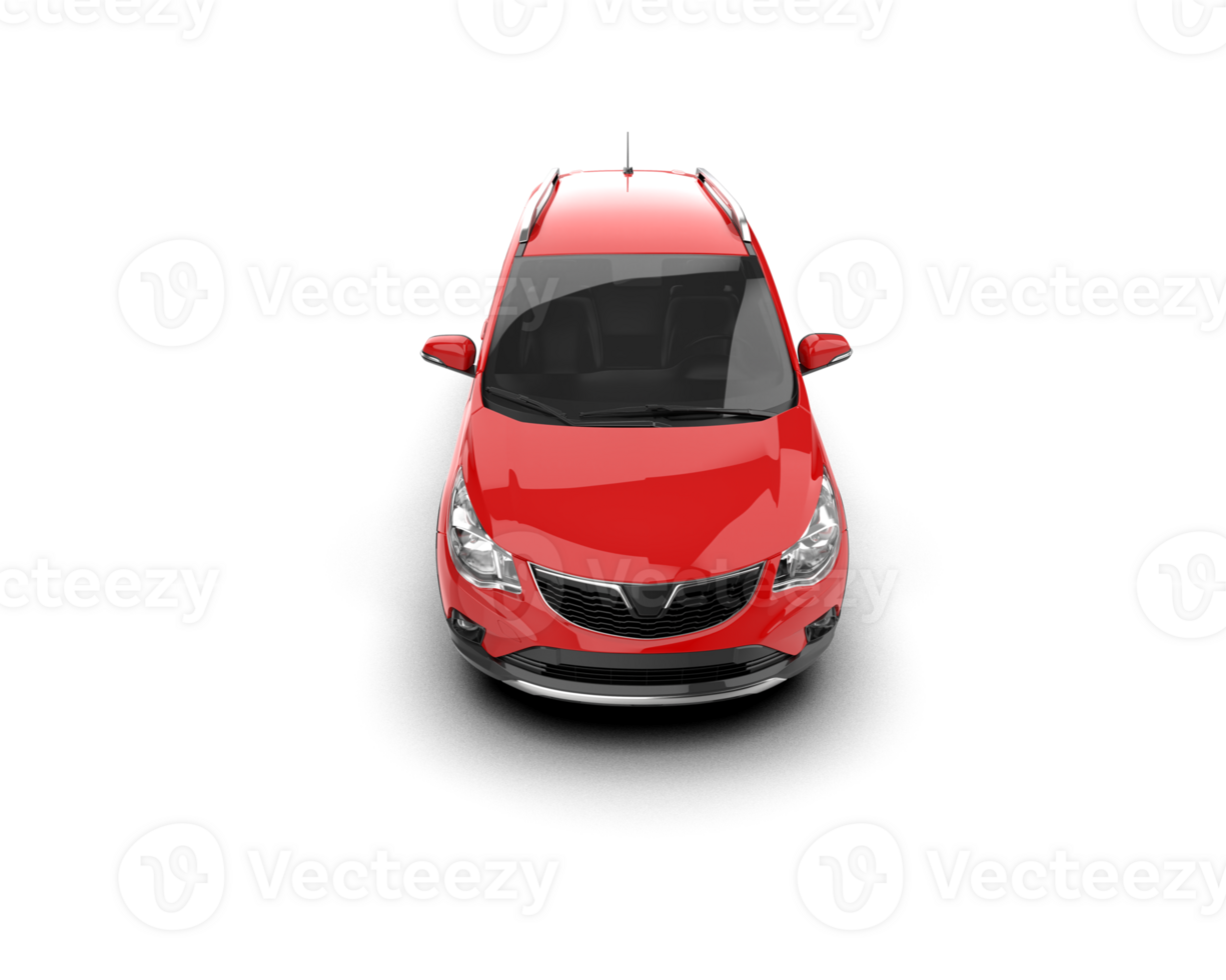 Modern car isolated on background. 3d rendering - illustration png