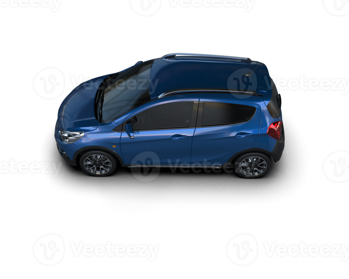 Modern car isolated on background. 3d rendering - illustration png