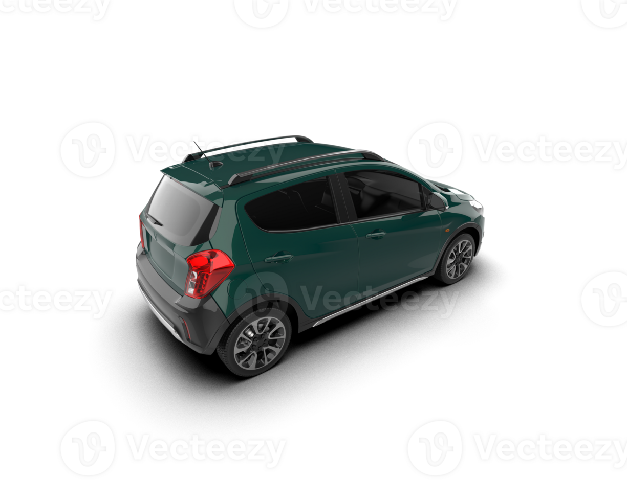 Modern car isolated on background. 3d rendering - illustration png