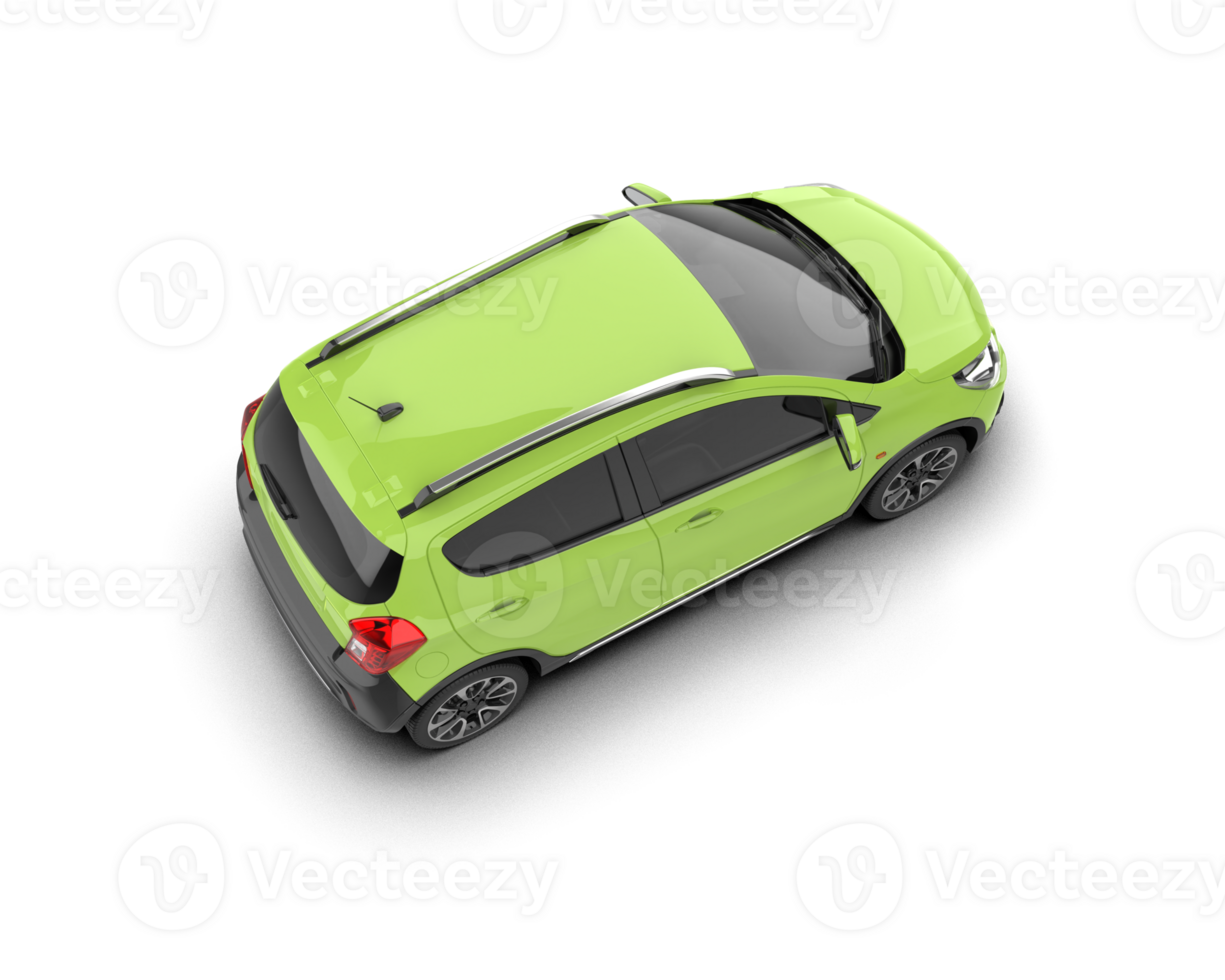 Modern car isolated on background. 3d rendering - illustration png
