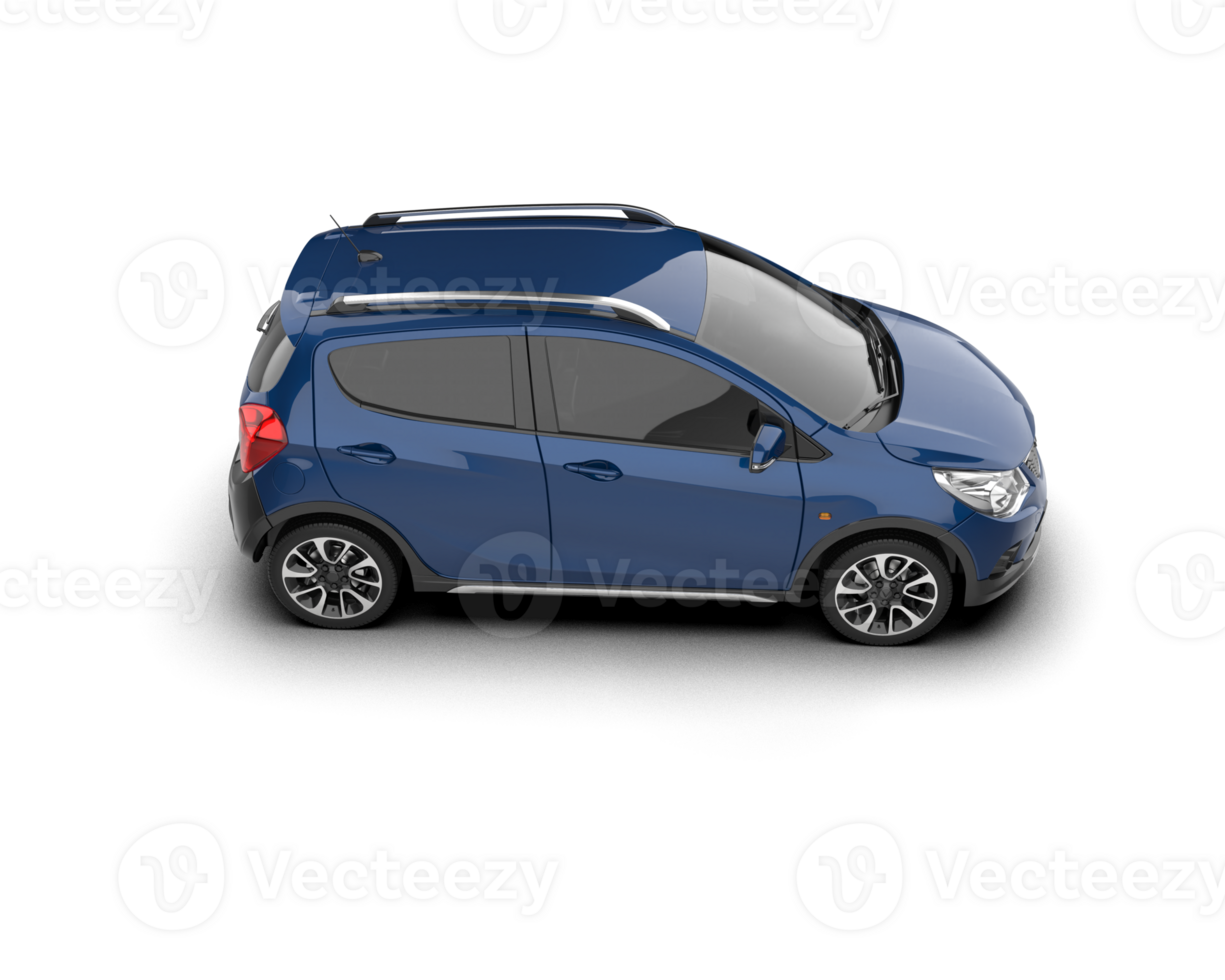 Modern car isolated on background. 3d rendering - illustration png