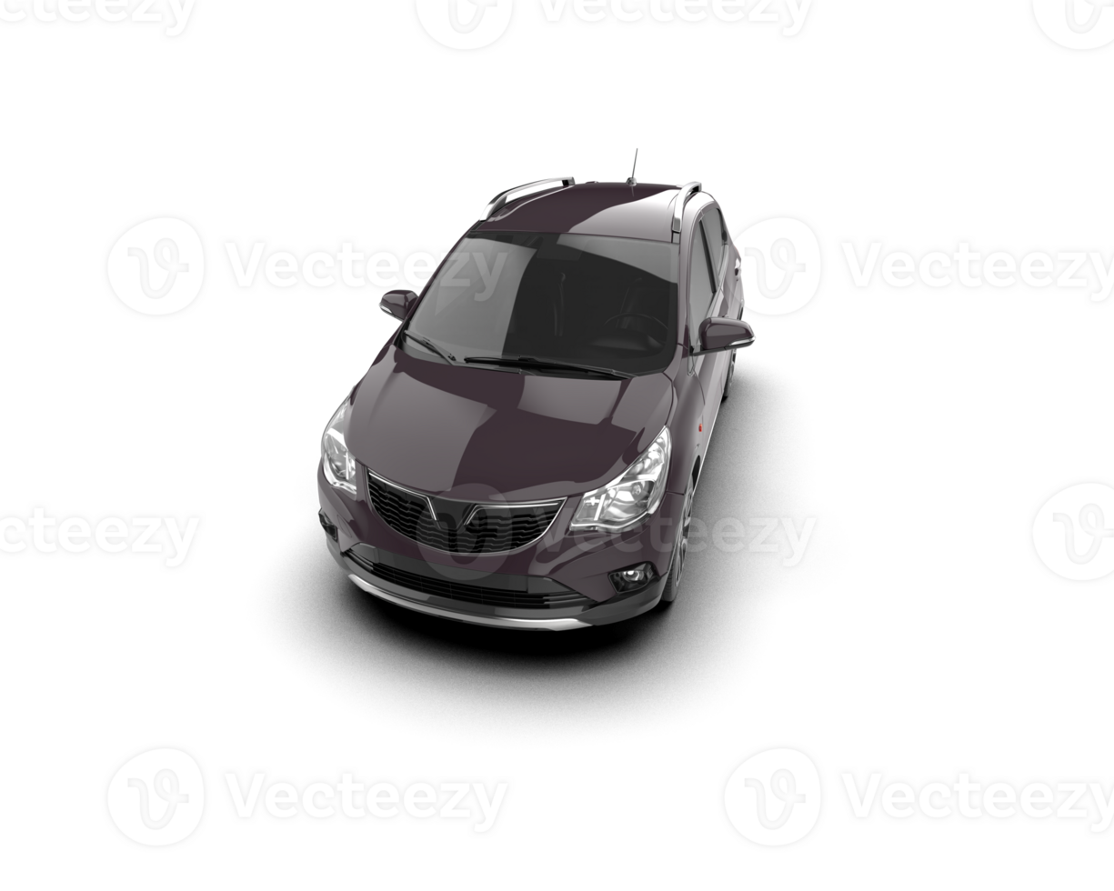 Modern car isolated on background. 3d rendering - illustration png