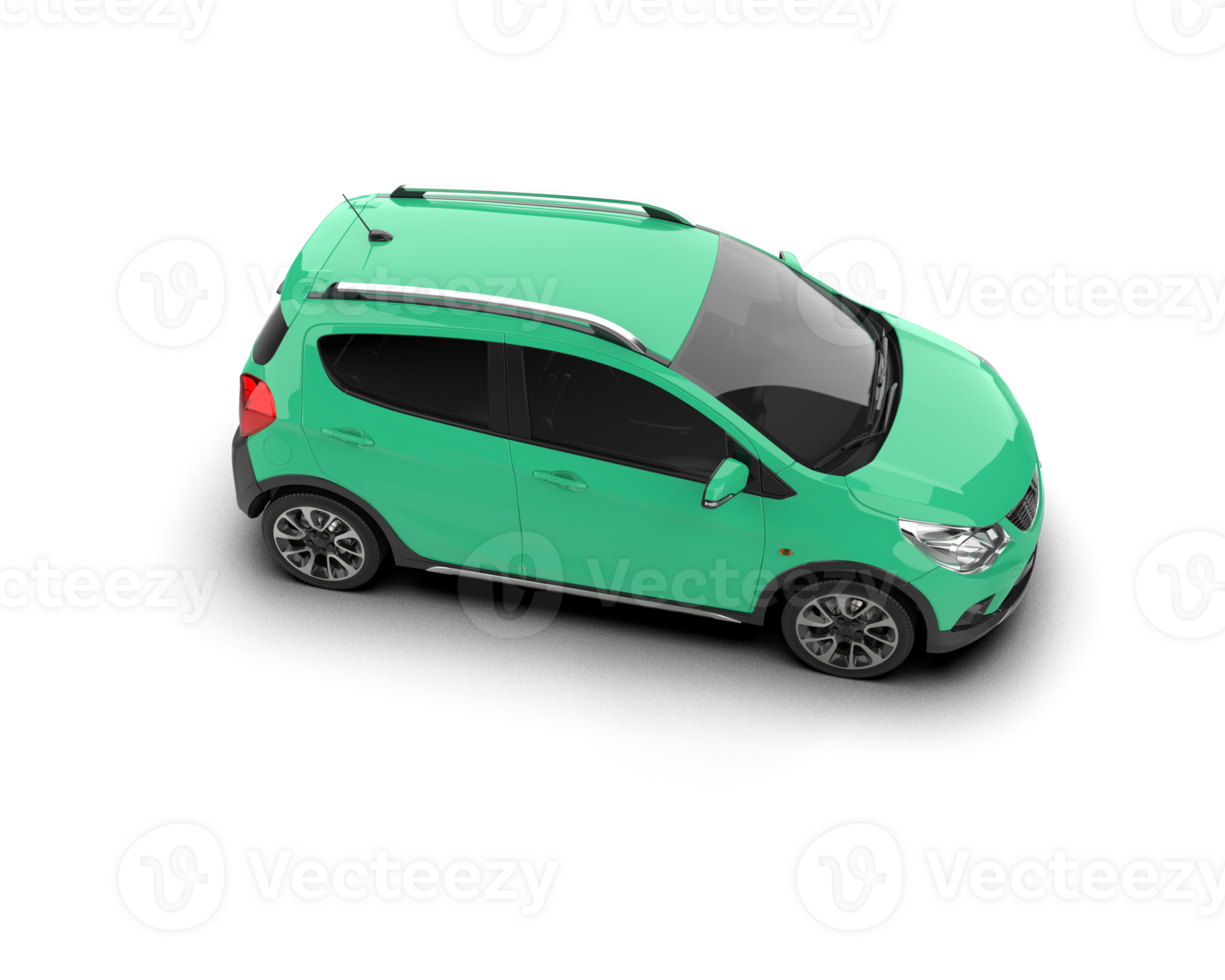 Modern car isolated on background. 3d rendering - illustration png
