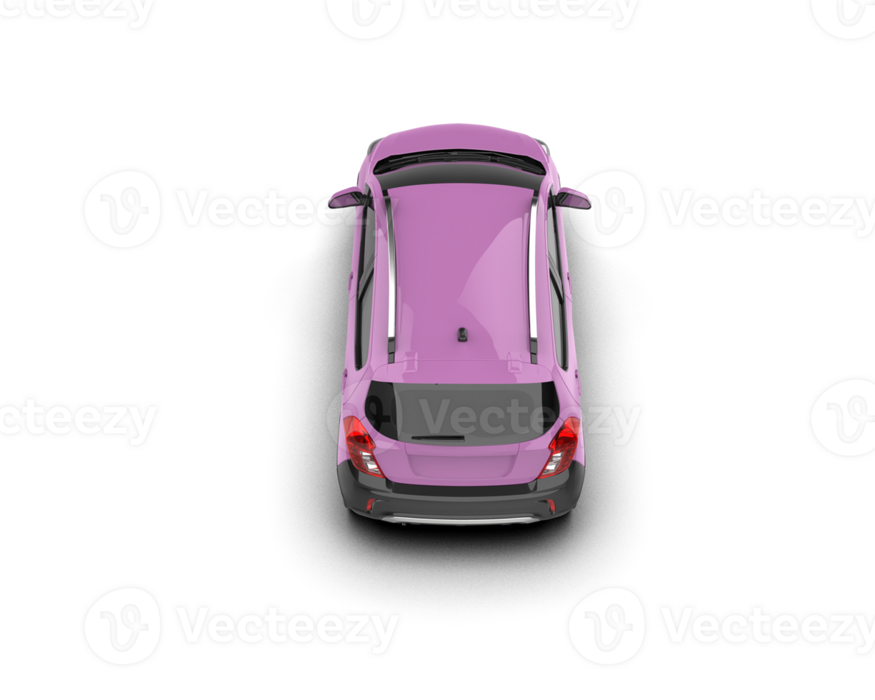 Modern car isolated on background. 3d rendering - illustration png